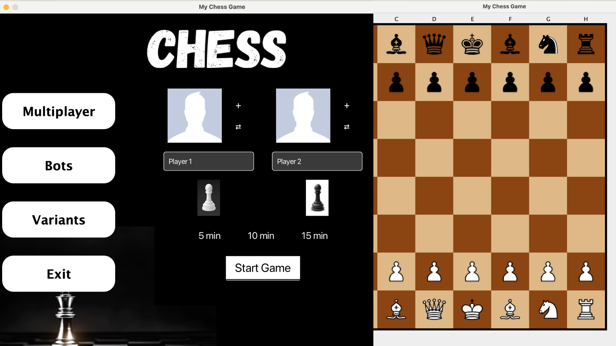Player Setup & Board Initialization