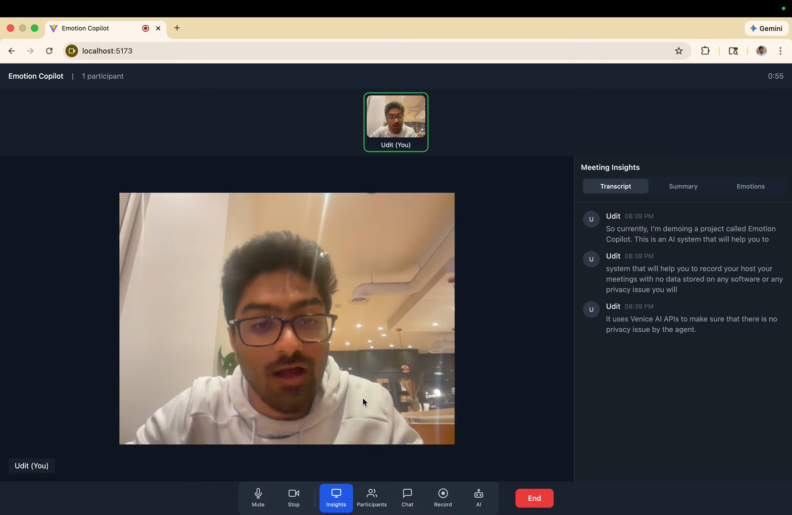 A Live Call
