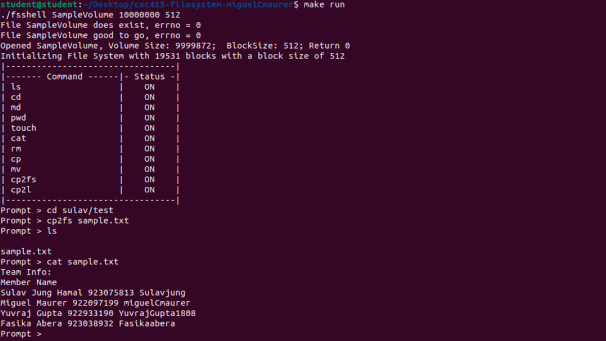 File Creation