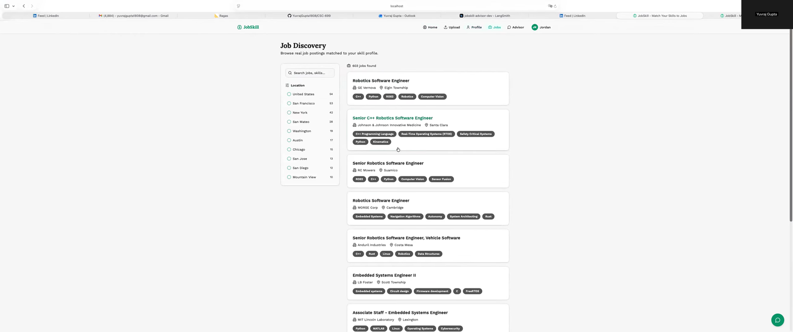 Matched Postings