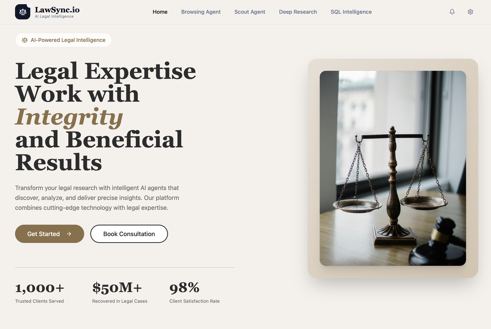 Landing Page
