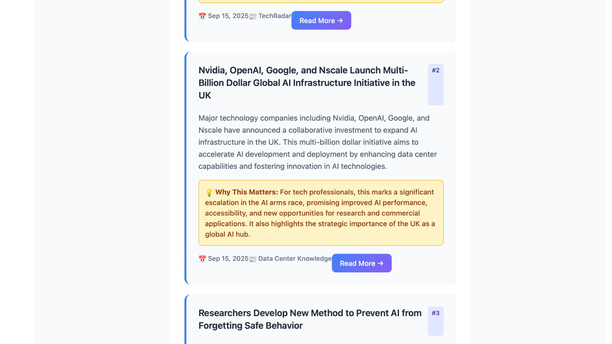 Curated Story Highlights