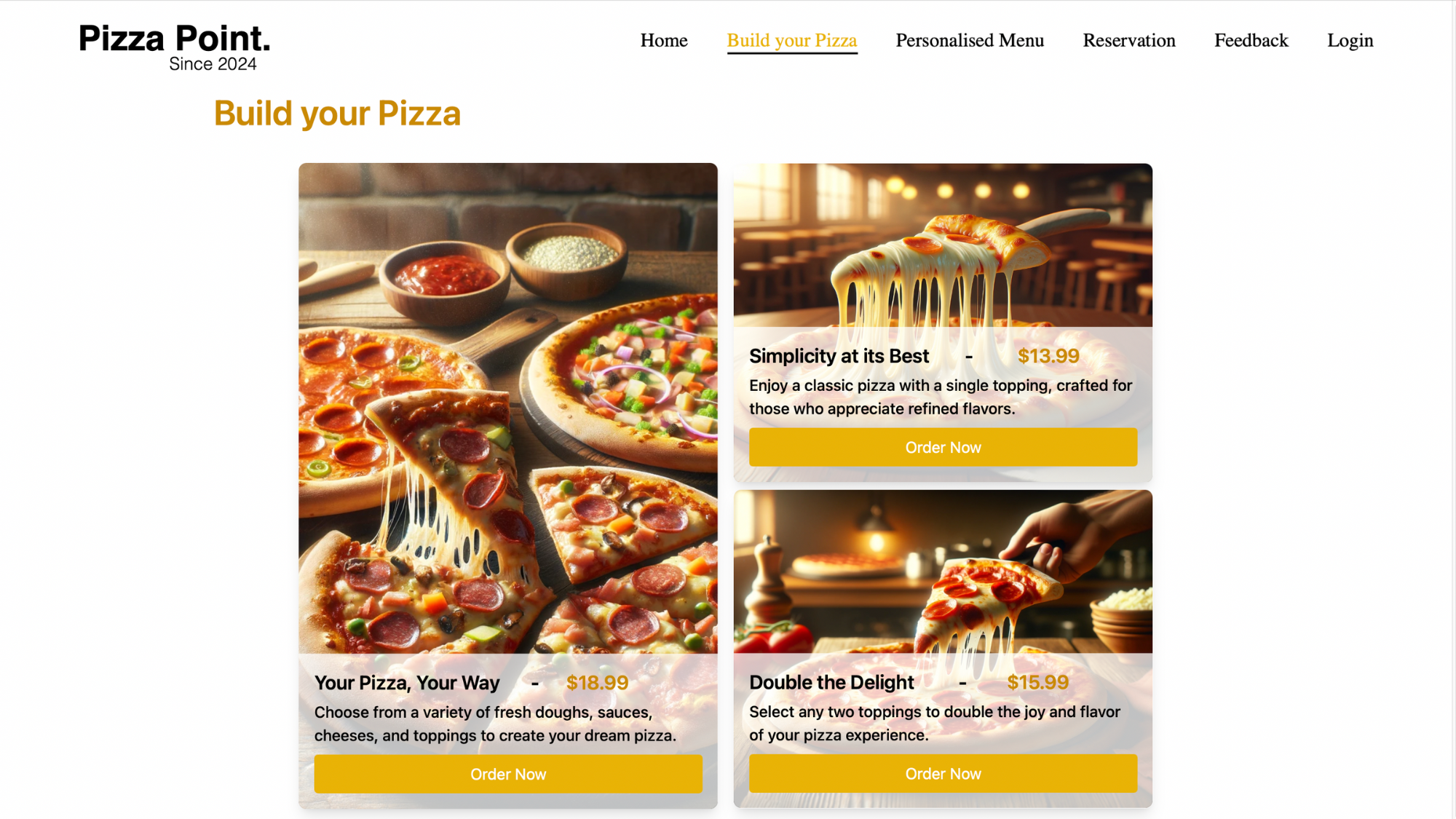 Build Your Pizza